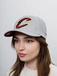Бейсболка MITCHELL NESS арт. HHSS3273-CCAYYPPPGYHT Cleveland Cavaliers NBA (светло-серый)
